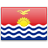 Флаг Кирибати с креплением на боковое стекло автомобиля
