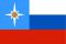 Флаг Министерства РФ по делам гражданской обороны, чрезвычайным ситуациям (МЧС России)