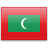 Флаг Мальдивских островов с креплением на присоске на крыло автомобиля