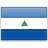 Флаг Никарагуа с креплением на боковое стекло автомобиля