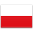 Флаг  Польши с креплением на боковое стекло автомобиля