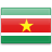 Флаг Суринама с креплением на присоске на крыло автомобиля
