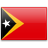 Флаг Тимор-Лесте с креплением на присоске на крыло автомобиля